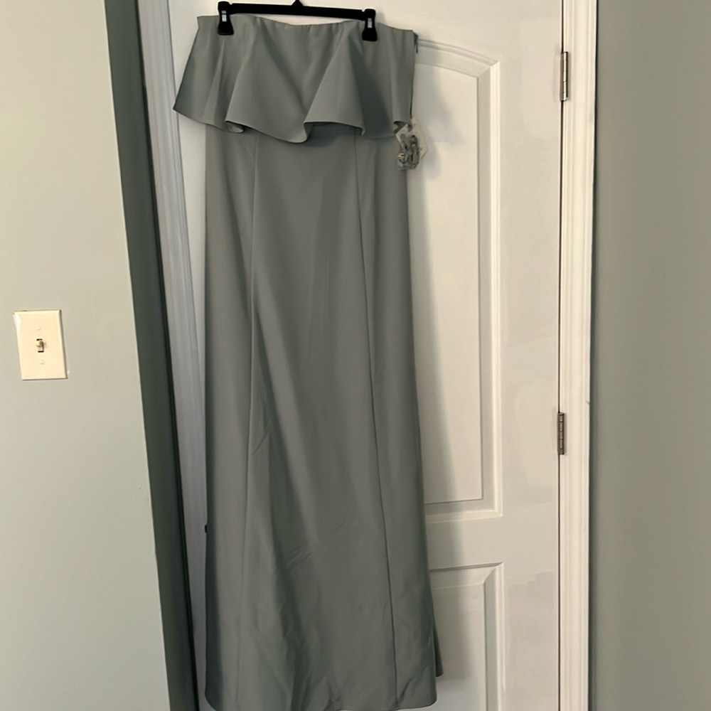 Brand new Show Me Your Mumu bridesmaid dress- silver sage
